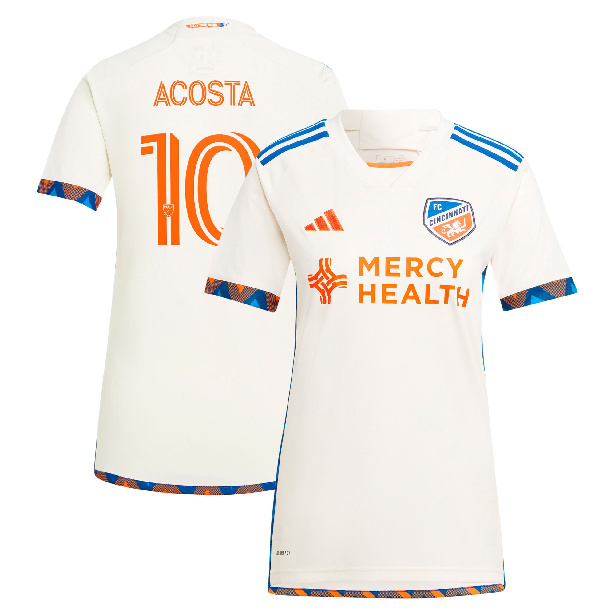 Luciano Acosta FC Cincinnati Women's 2024 The Canvas Kit Replica Player Jersey – White