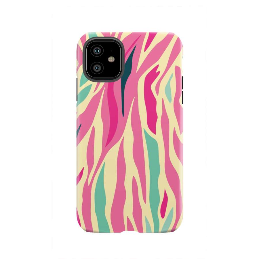 Pastel Zebra Pattern Print Tough Phone Case