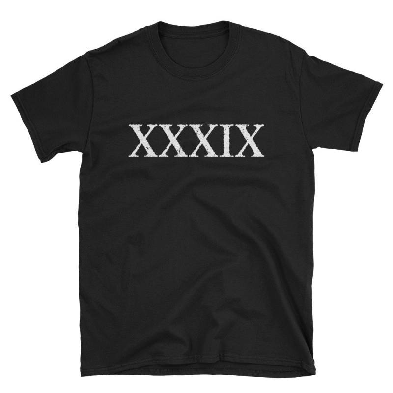 Roman Numeral 39 XXXIX T-Shirt | carbor
