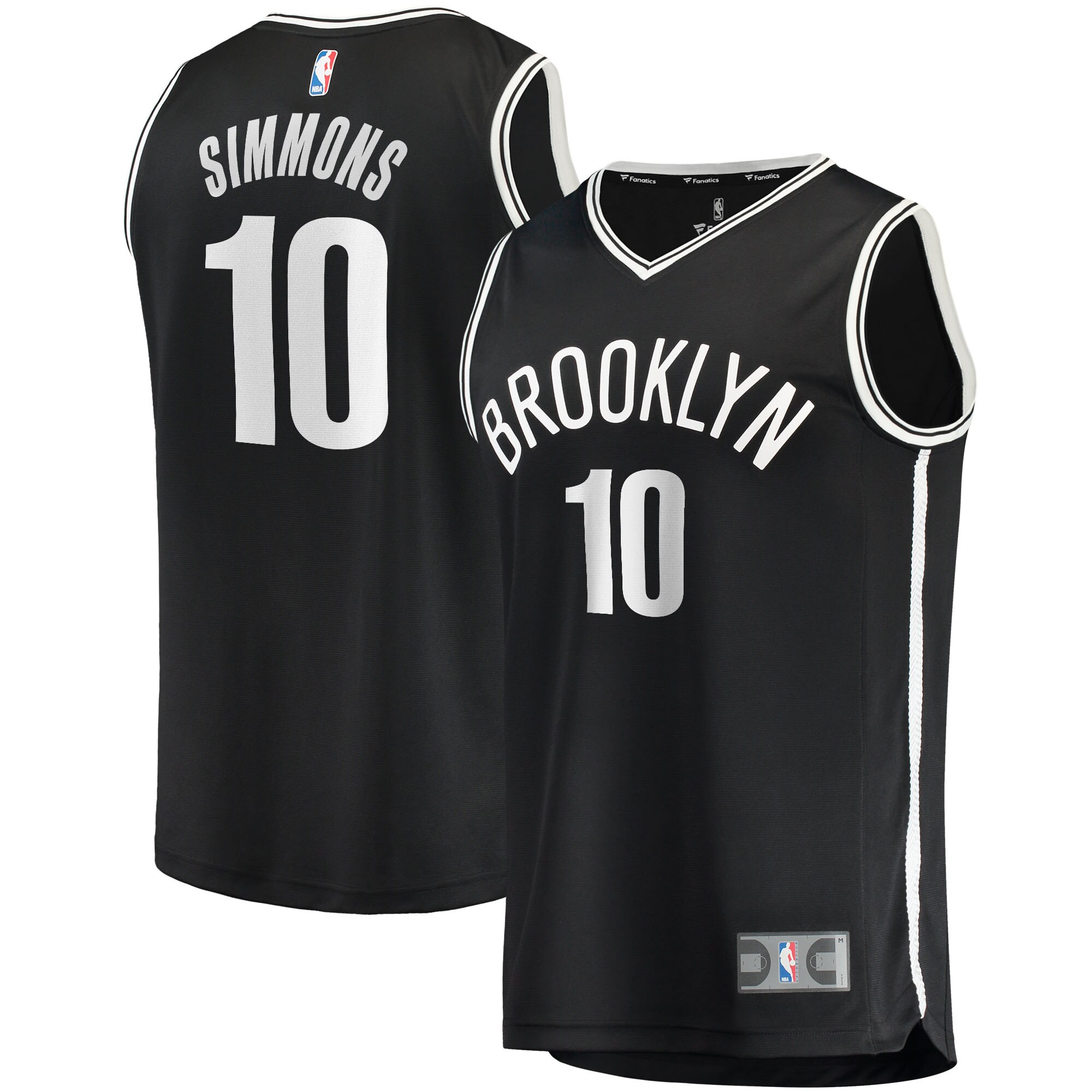 Ben Simmons Brooklyn Nets Fast Break Jersey – Icon Edition – Black