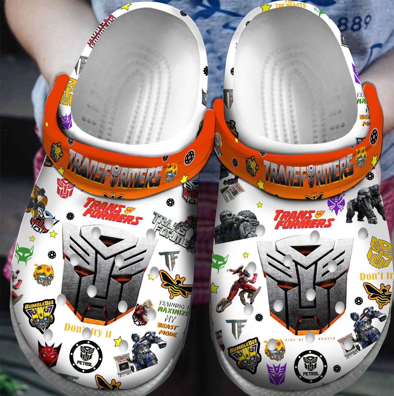 Transformers Movie Crocss Crocband Clogs Shoes For Men Women And Kids C5Mone9L
