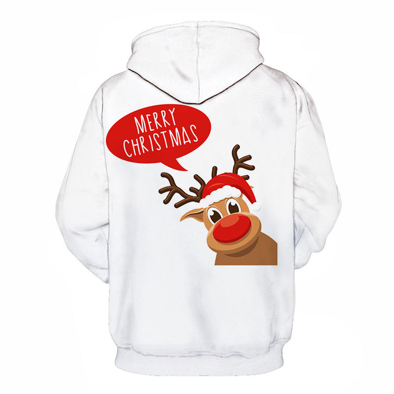 Reindeer Merry Christmas 3D – Sweatshirt, Hoodie, Pullover