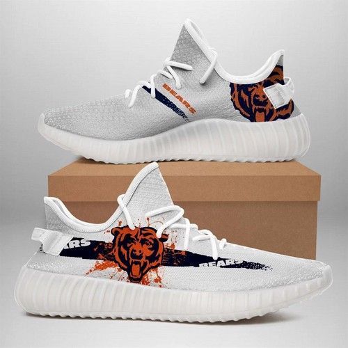 Chicago Bears Teams Runing Yeezy Sneaker Custom Plus Size