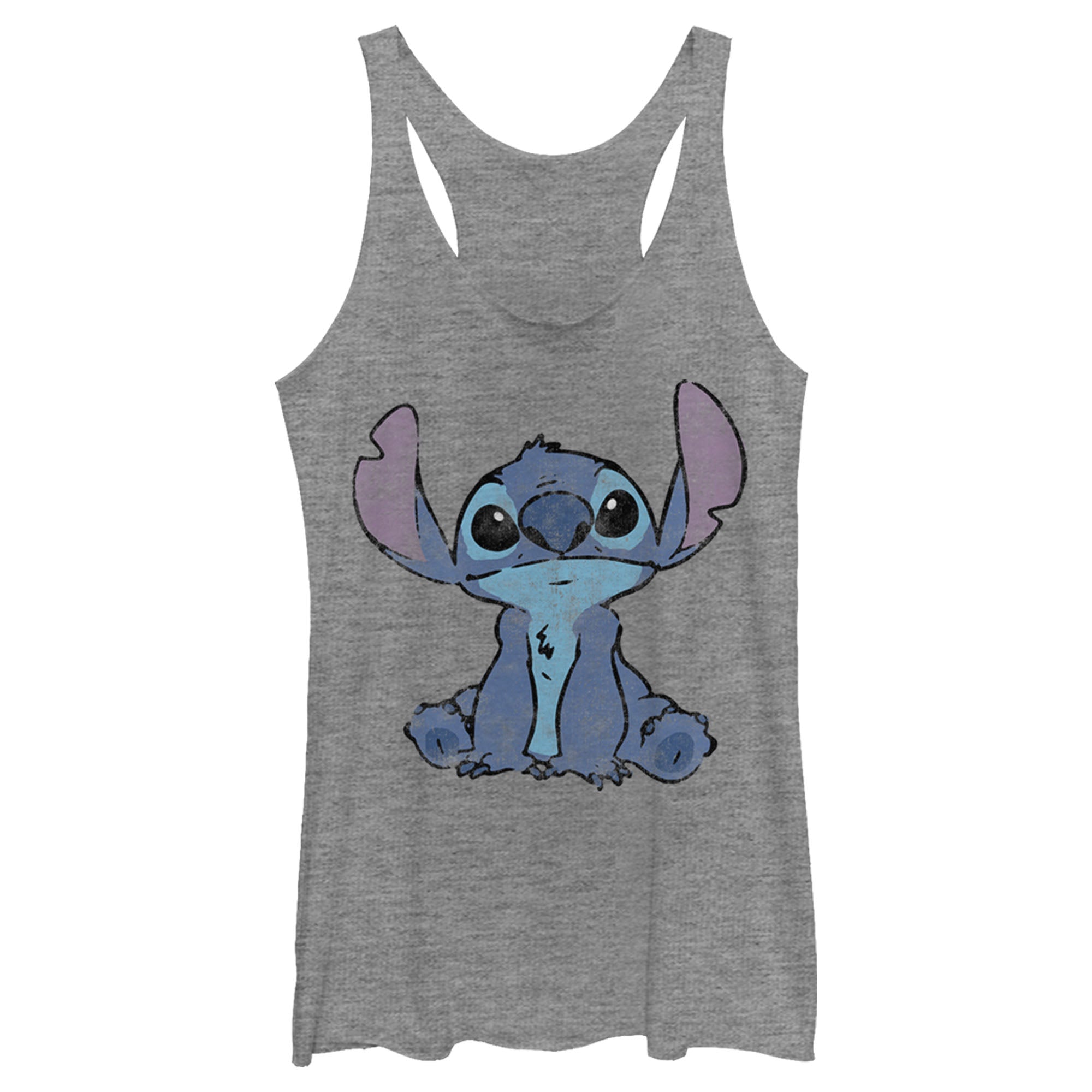 Women’S Lilo & Stitch Watercolor Stitch Racerback Tank Top