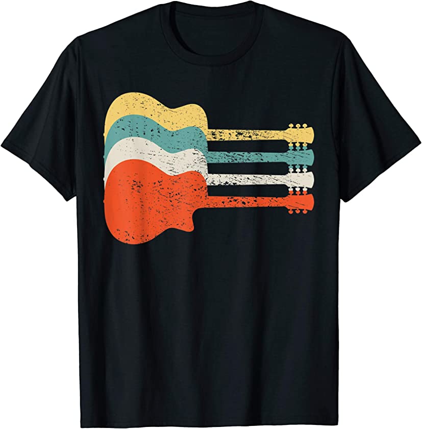 Vintage Retro Guitar T-Shirt