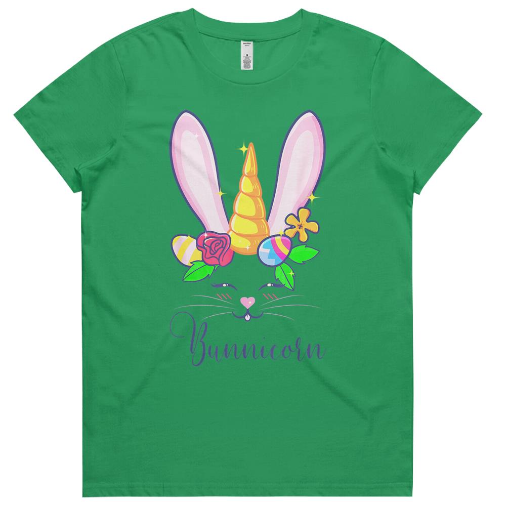 Bunnicorn Easter Bunny Unicorn Rabbit Cute Womens Tshirts