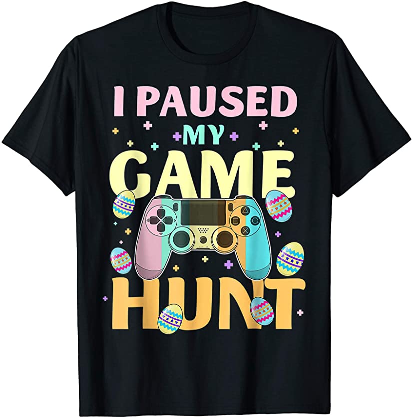 Bunny Easter Egg Tshirt Video Gamer Console T-Shirt