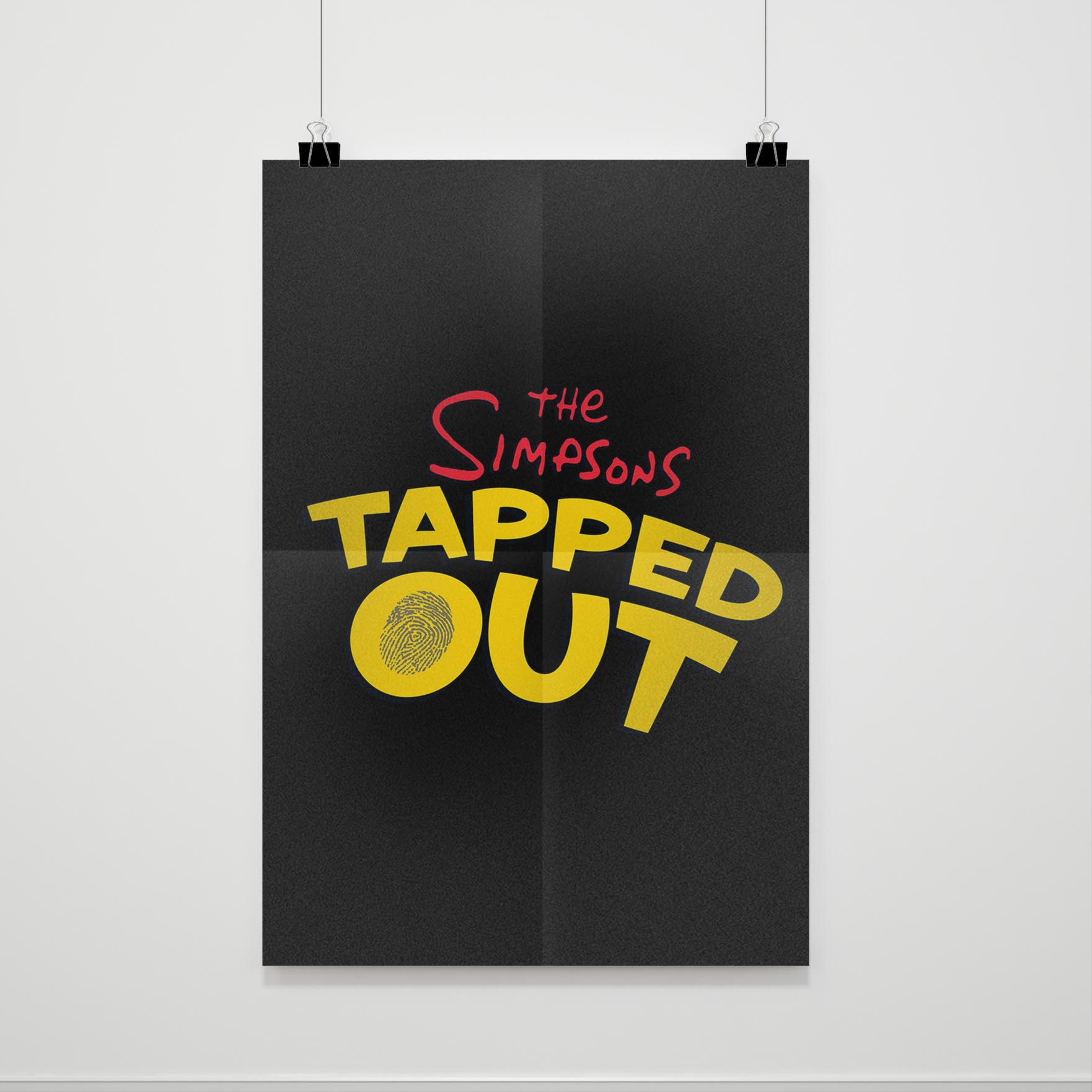 The Simpsons Tapped Out Logo Poster – MrDad Store