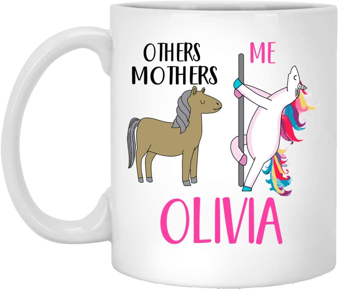 Other Mothers Vs Me Unicorn Coffee Mug 11Oz – Personalized Mother Gifts With Name – Mother Mugs For Birthday – Christmas 15Oz