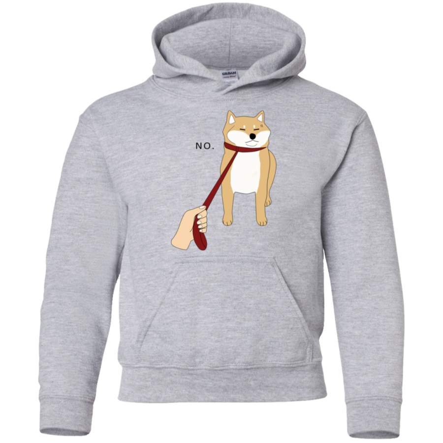 AGR Shiba Inu No Youth Pullover Hoodie