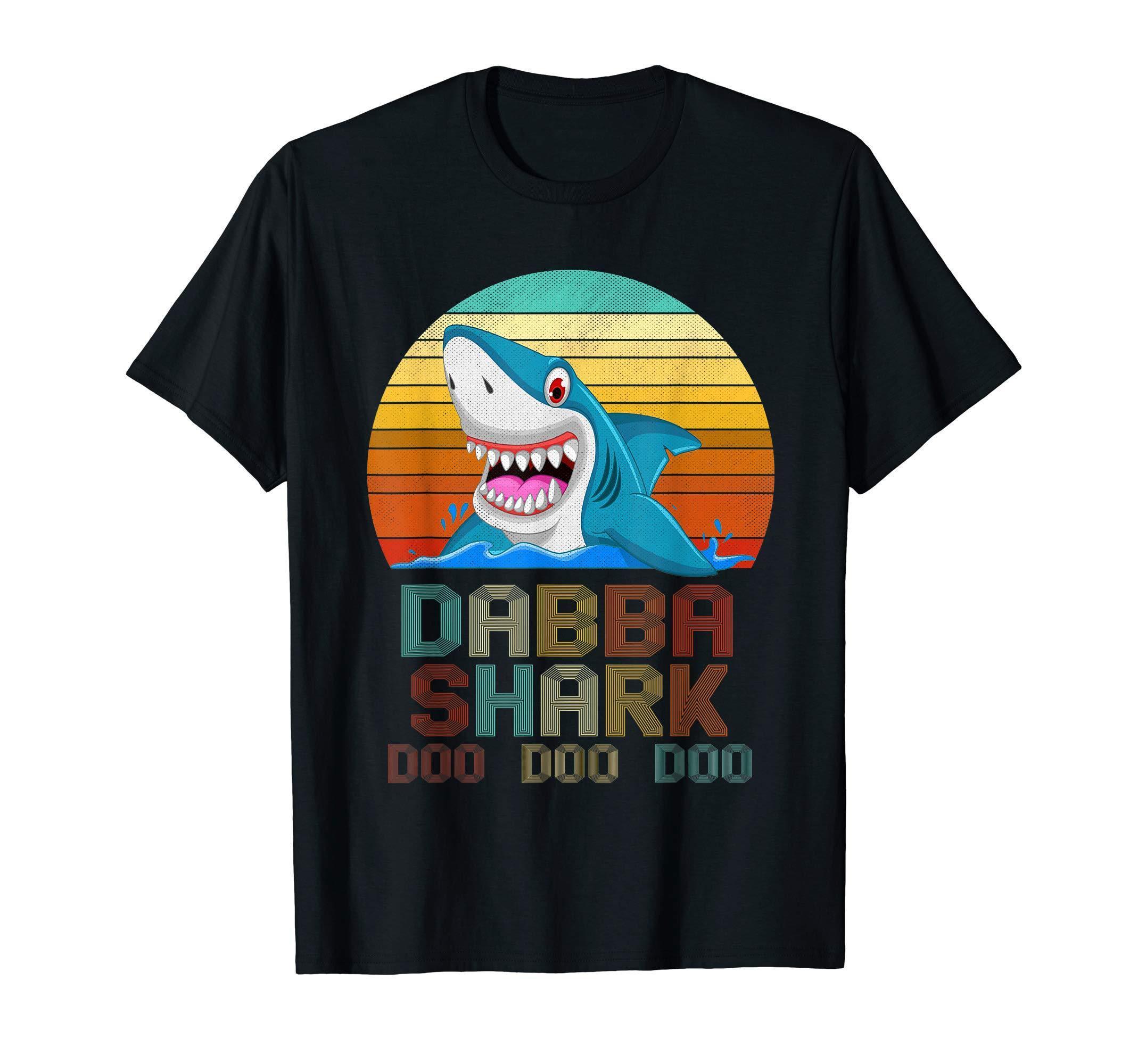 Dabba Shark T-Shirt Doo Doo Doo Fathers Day Tio Shirt