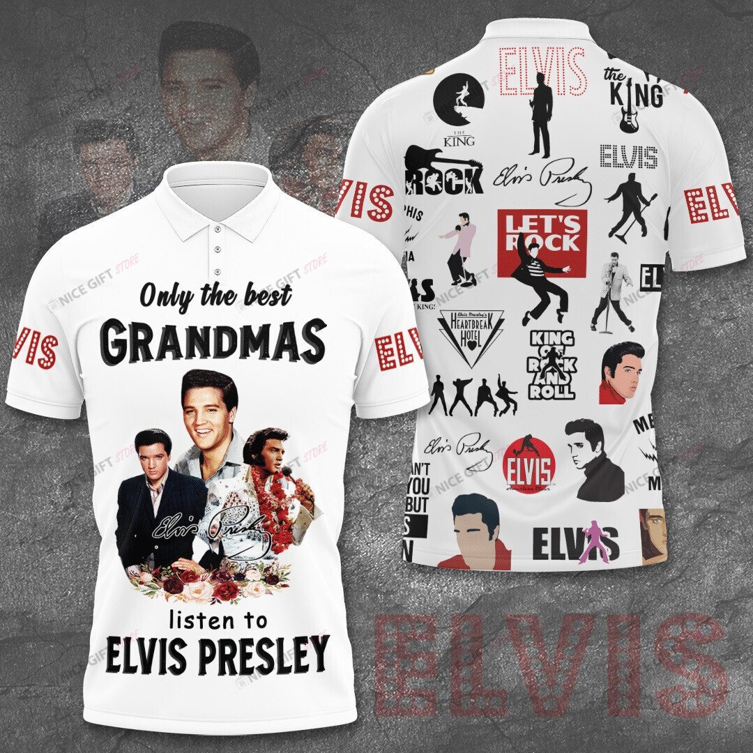 Elvis Presley Polo Shirt 3D 3Ps-N8K9