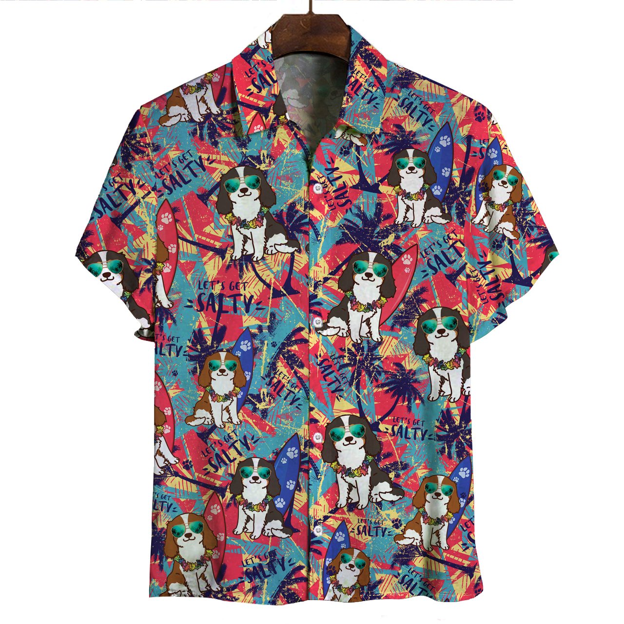 Aloha Hawaii Cavalier King Charles Spaniel Shirt Ha17028