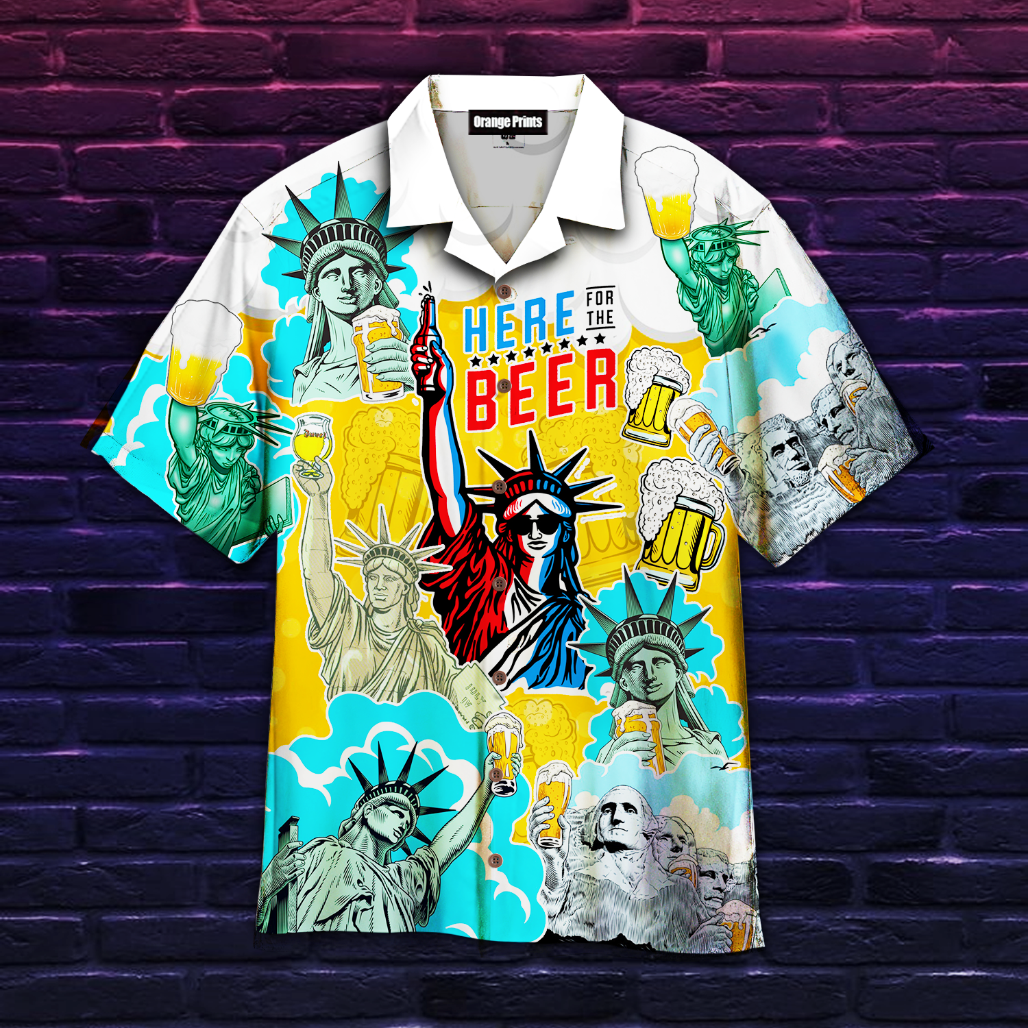 Statue Liberty Holding A Beer Hawaii Shirts For Men Women Ha79221