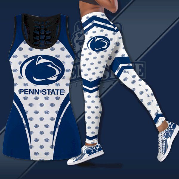 Women Penn State Nittany Lions Tank Top And Legging Set For Yoga