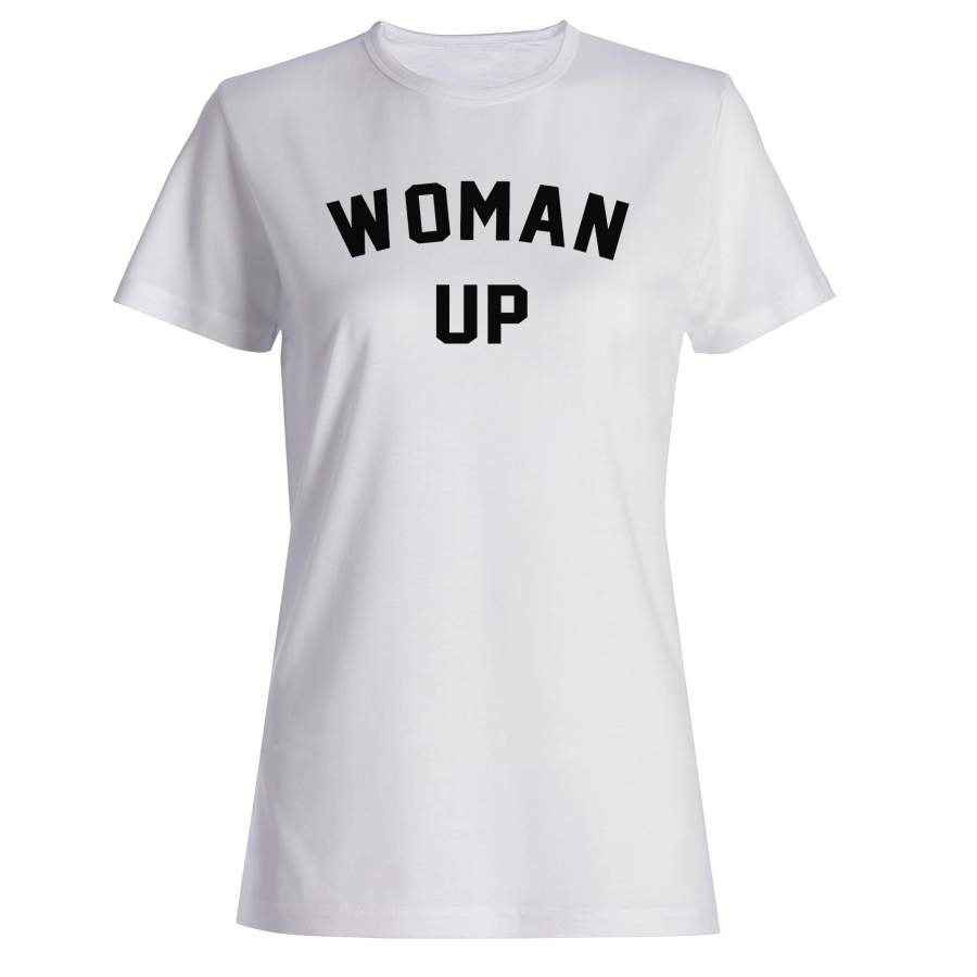 Woman Up Funny Joke Sarcastic Feminist Woman’s T-Shirt