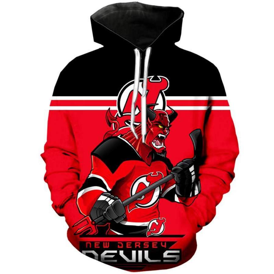 New Jersey Devils 3D Hoodie