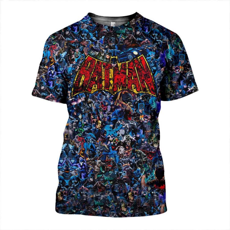 3D All Over Printed Batman Shirts and Shorts