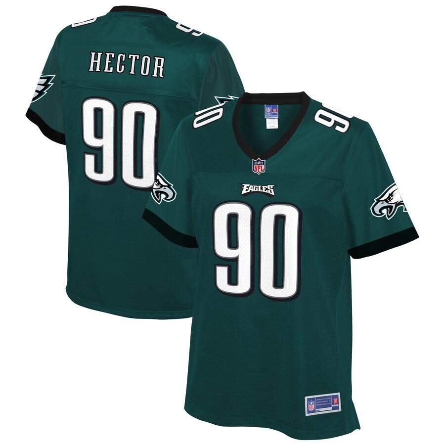 Bruce Hector Philadelphia Eagles NFL Pro Line Womens Team Color Player Jersey – Midnight Green