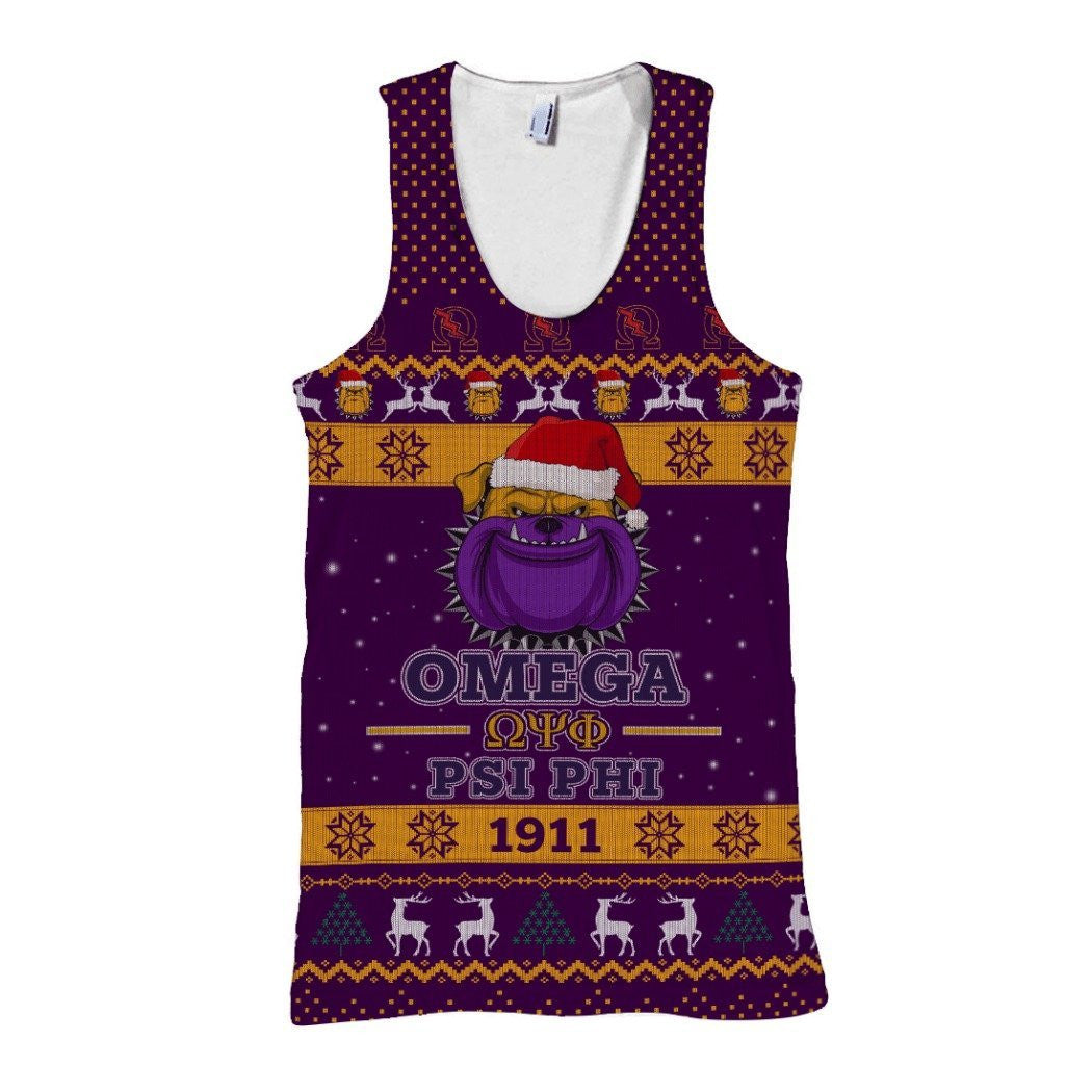 Fraternity Tank Top – Lux Omega Psi Phi King Of Bulldog 1911 Tank Top