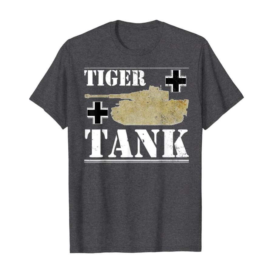 Tiger Tank – Historical World War 2 (Ww2) German Panzer T-Shirt