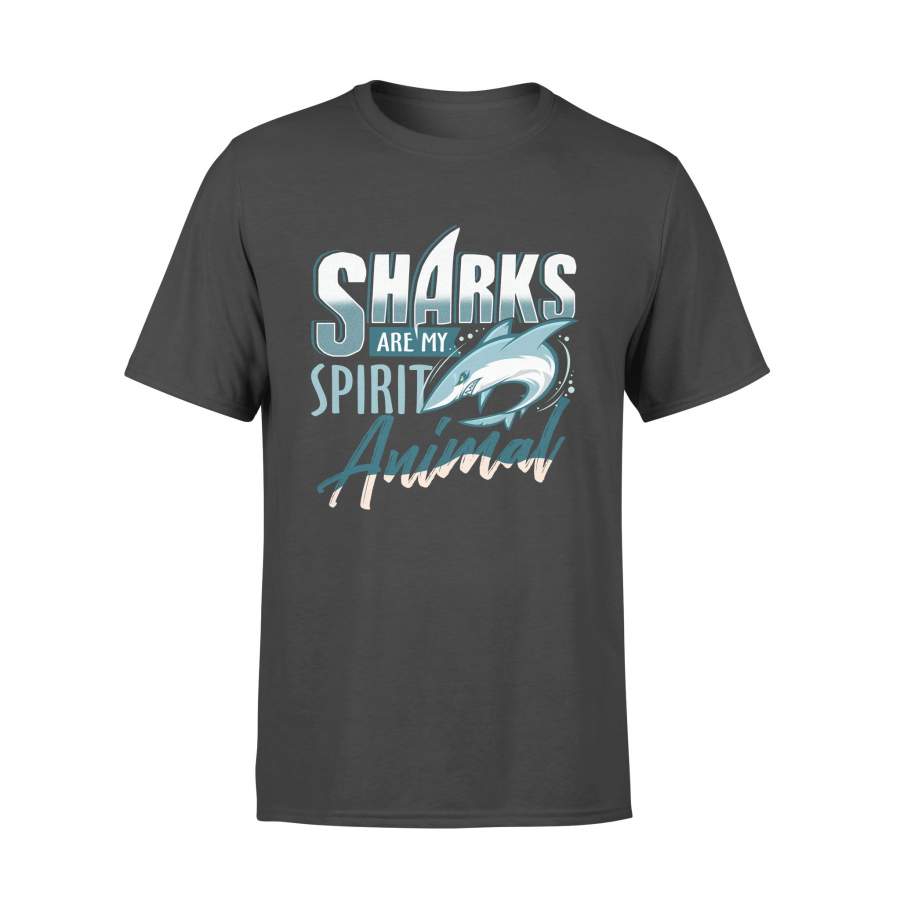 Sharks Are My Spirit Animal Gifts For Shark Lovers T-shirt