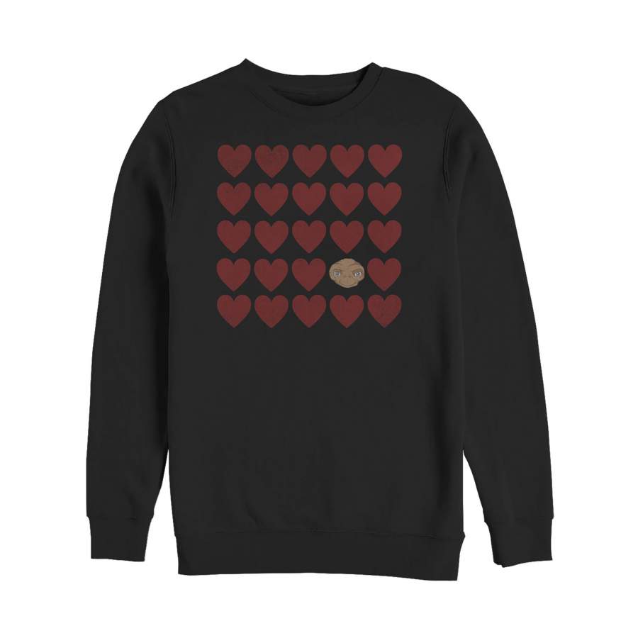 E.T. the Extra-Terrestrial Men’s Valentine Alien Heart  Sweatshirt