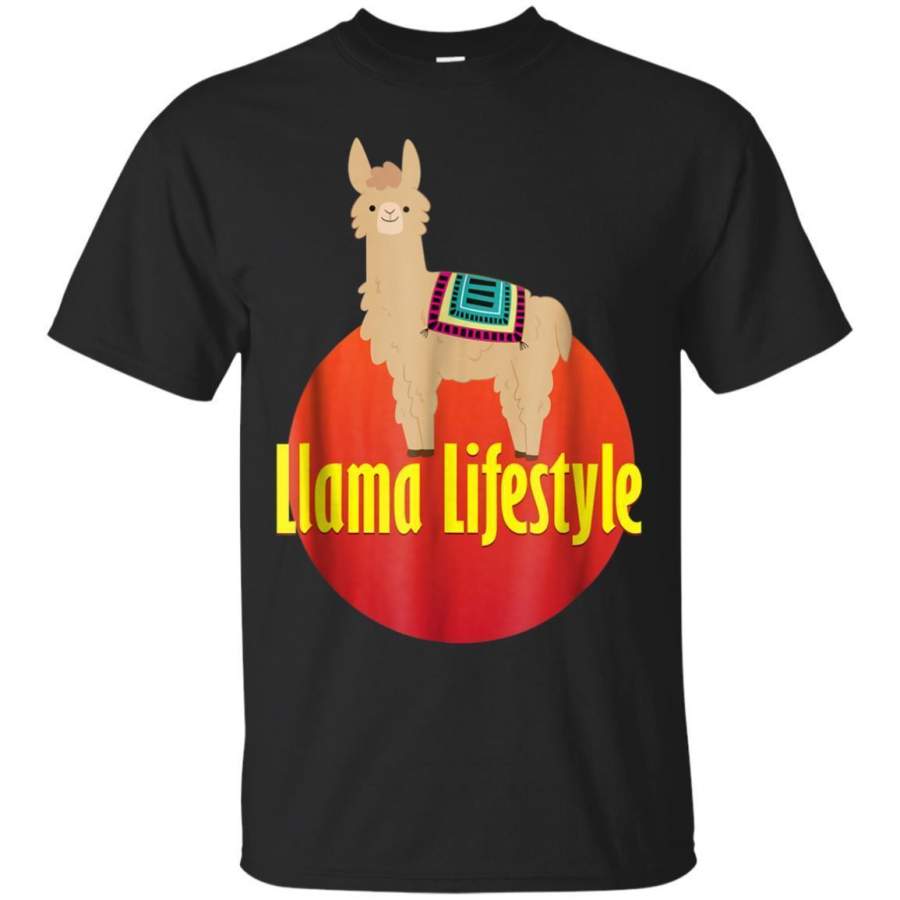 AGR Llama Lifestyle Sun Gift Cute T Shirt Jaq T-shirt