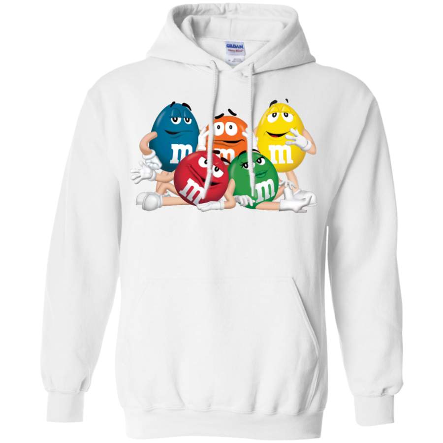 Halloween, candy M, funny Pullover Hoodie 8 oz