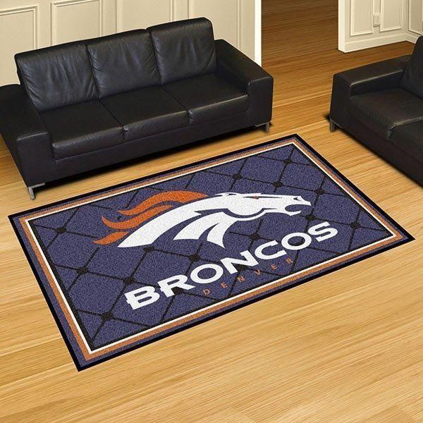 Denver Broncos rug, Football rug