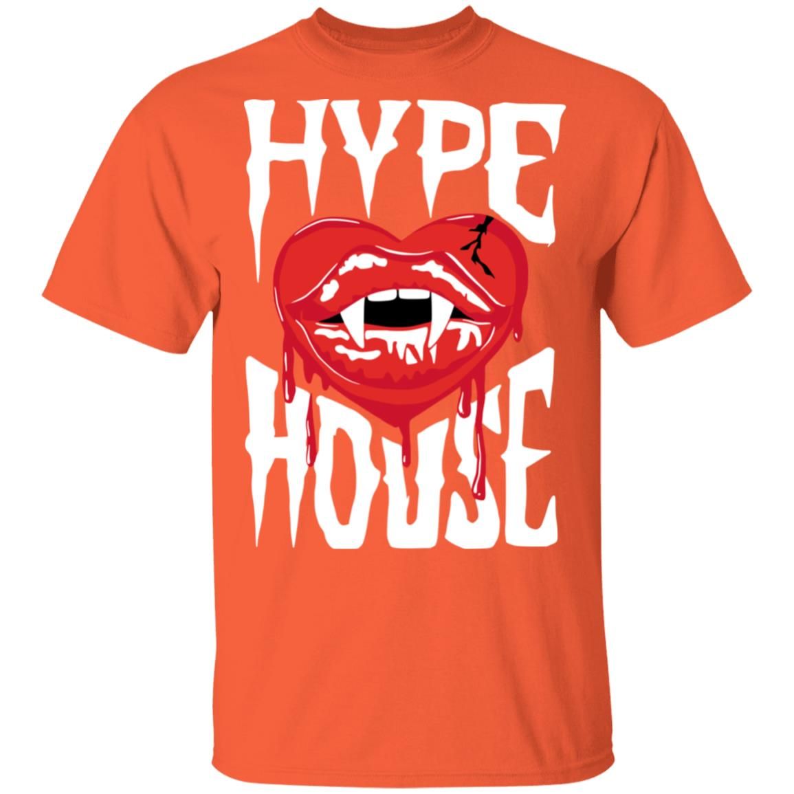 Hype House Merch Vampire Heart Orange Tee