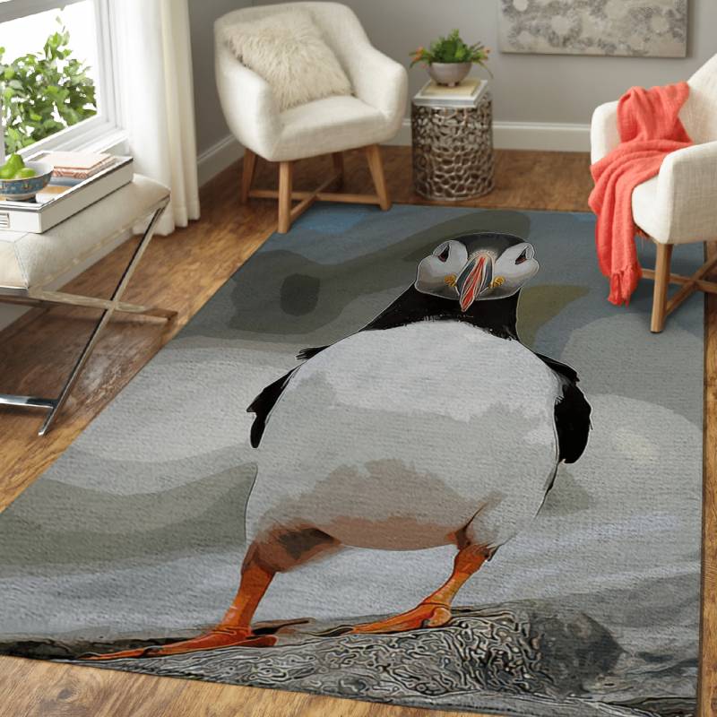 PENGUIN – Animals Illustration Area Rug Carpet