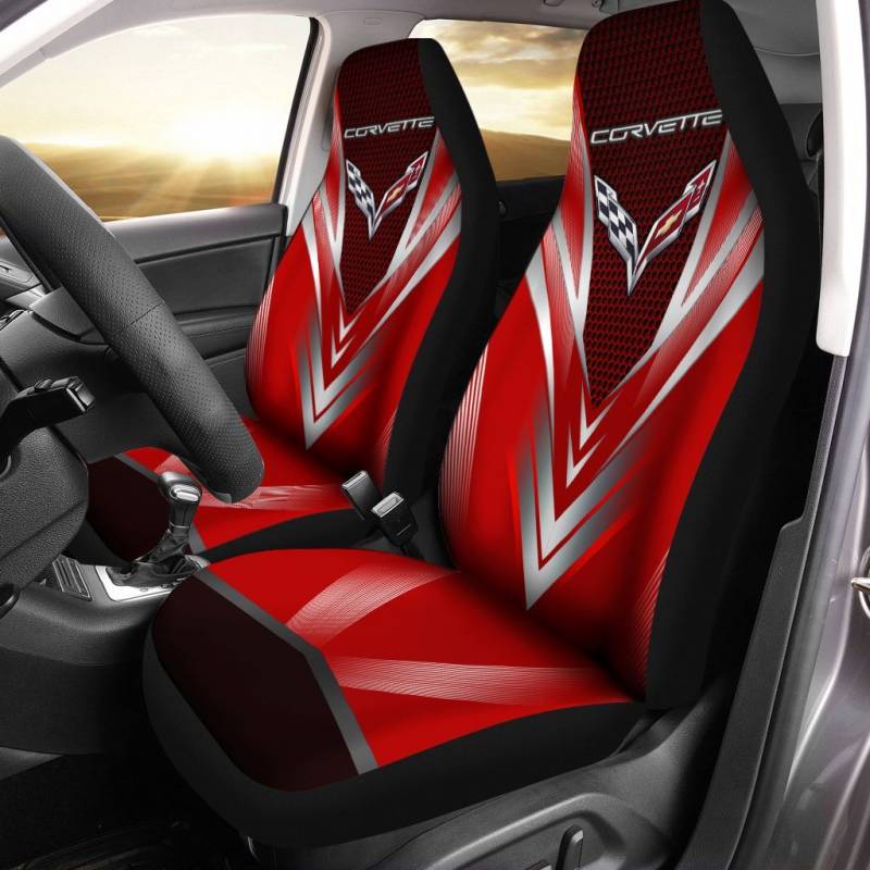 Chevrolet Corvette- BDA Car Seat Cover (Set of 2) Ver1