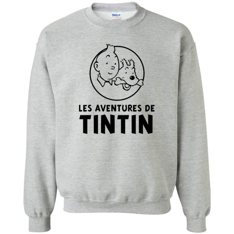 AGR Tintin And Milou Crewneck Pullover Sweatshirt