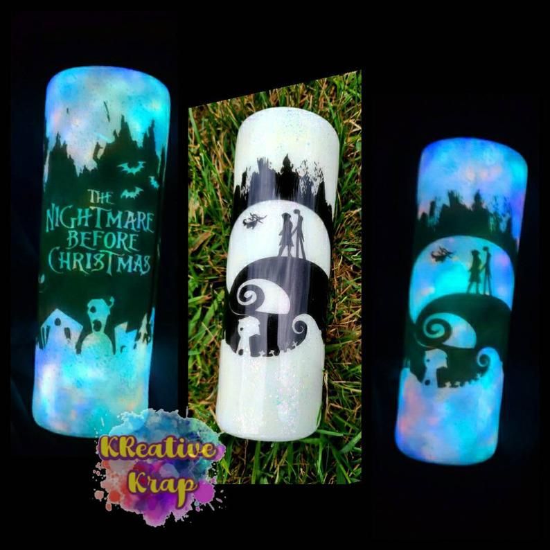 [Glow In The Dark Tumbler] Nightmare Movie. This Is Halloween Cl250902