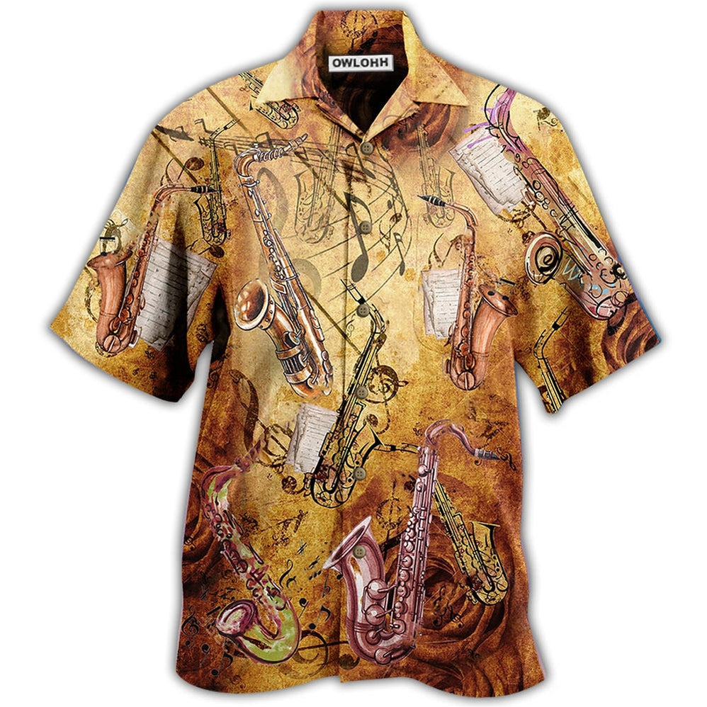 Saxophone Music Love It With Classic Style Hawaii Shirt Ha71277