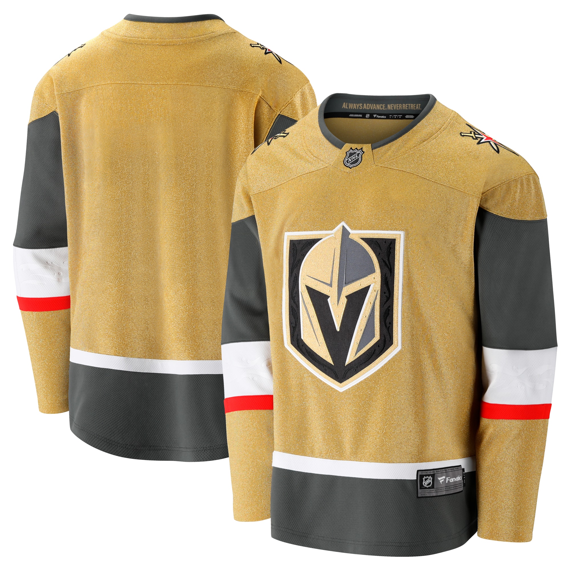 Vegas Golden Knights Branded Home Breakaway Jersey – Gold