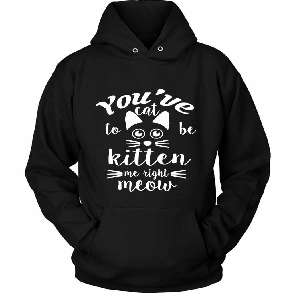 Are You Kitten Me Right Meow Meow Unisex Hoodie