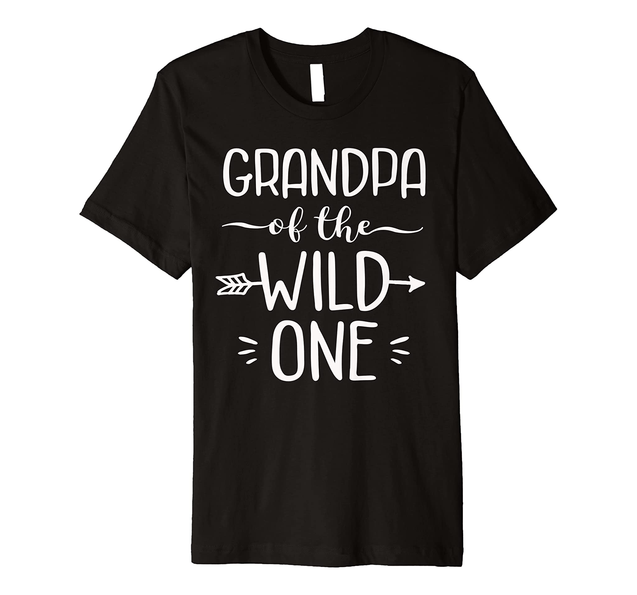 Grandpa Of The Wild One Shirt Funny 1st Birthday Safari Gift Premium T-Shirt