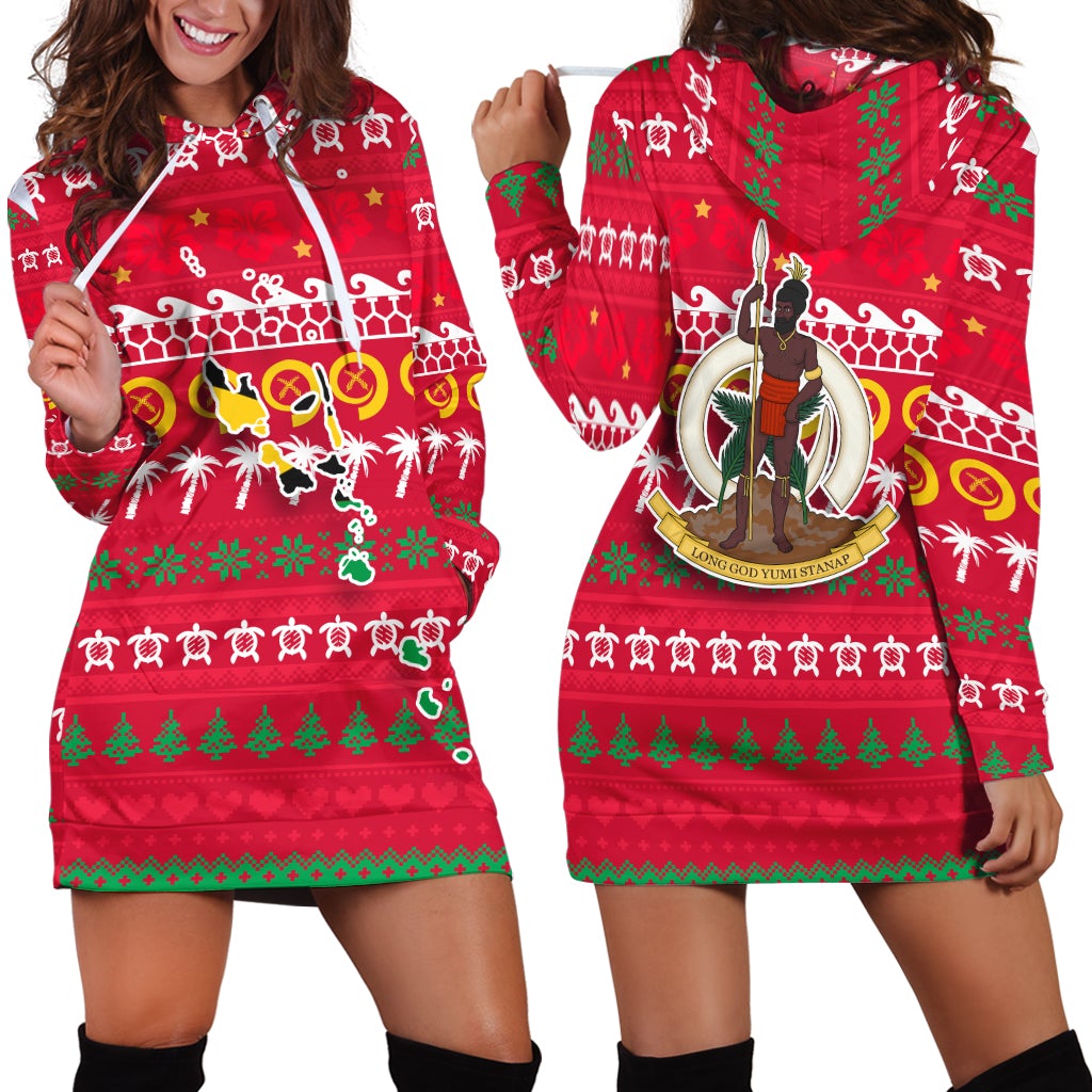 Vanuatu Christmas Hoodie Dress – Ugly Christmas – Lt12