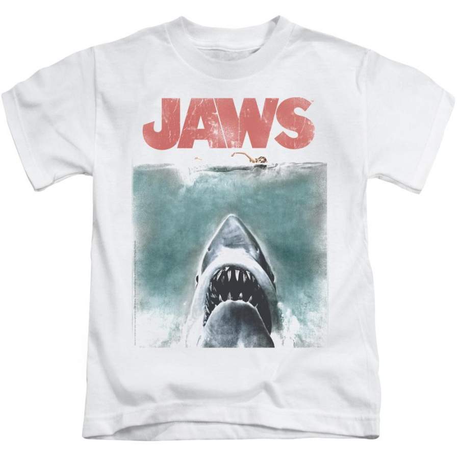 Jaws Vintage Poster Kid’s T-Shirt (Ages 4-7)