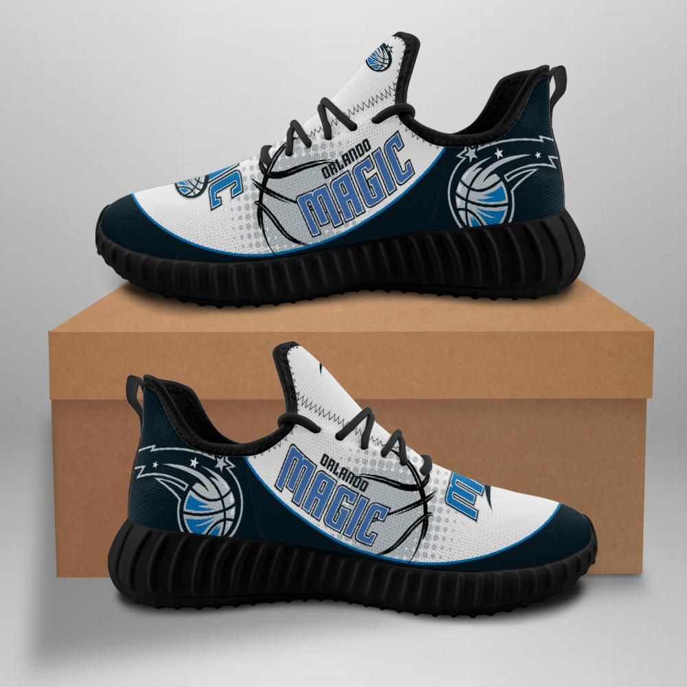 Orlando Magic Unisex Sneakers New Sneakers Basketball Custom Shoes Orlando Magic Yeezy Boost