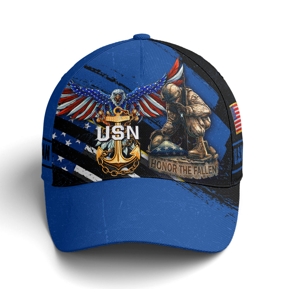 Navy Veteran Honor The Fallen Baseball Cap Coolspod