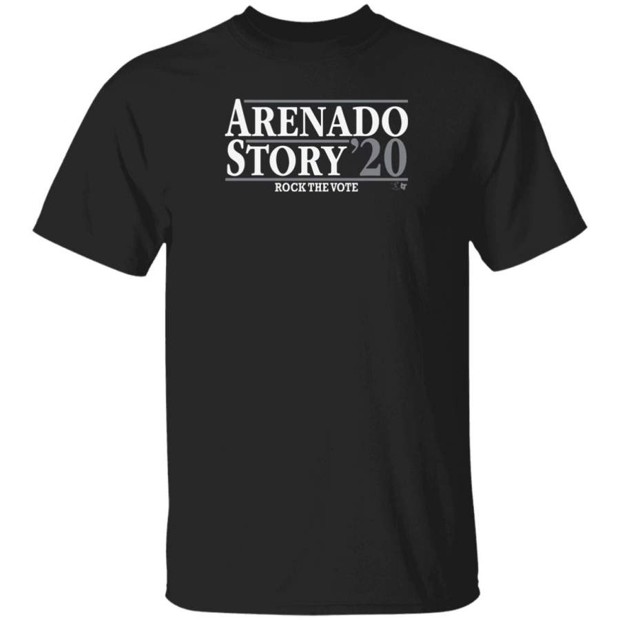 Arenado story 2020 rock the vote shirt purple custom plus size