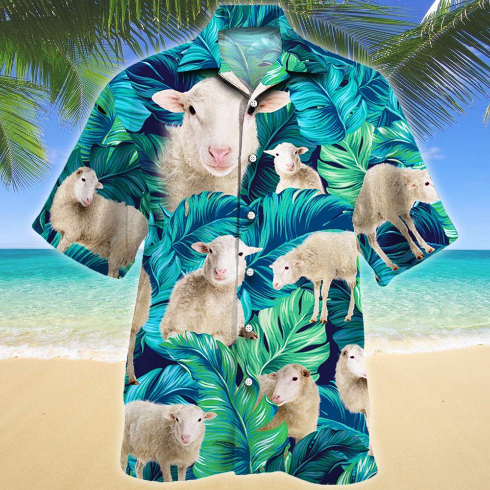 Sheep Lovers Hawaiian Unisex Print Aloha Short Sleeve Casual Shirt Ha83382