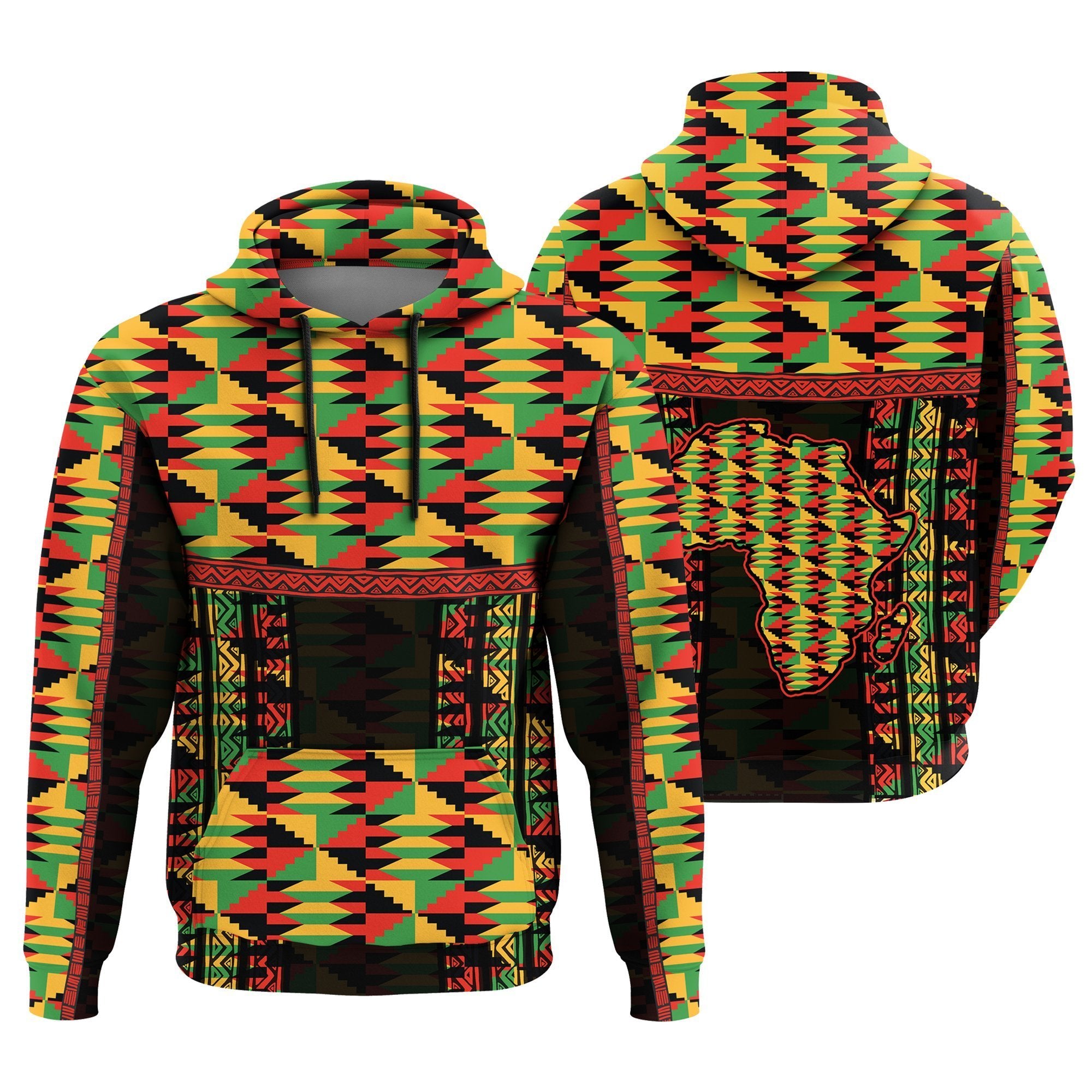 Greek Life Hoodie – Ghana Special Kente Pullover