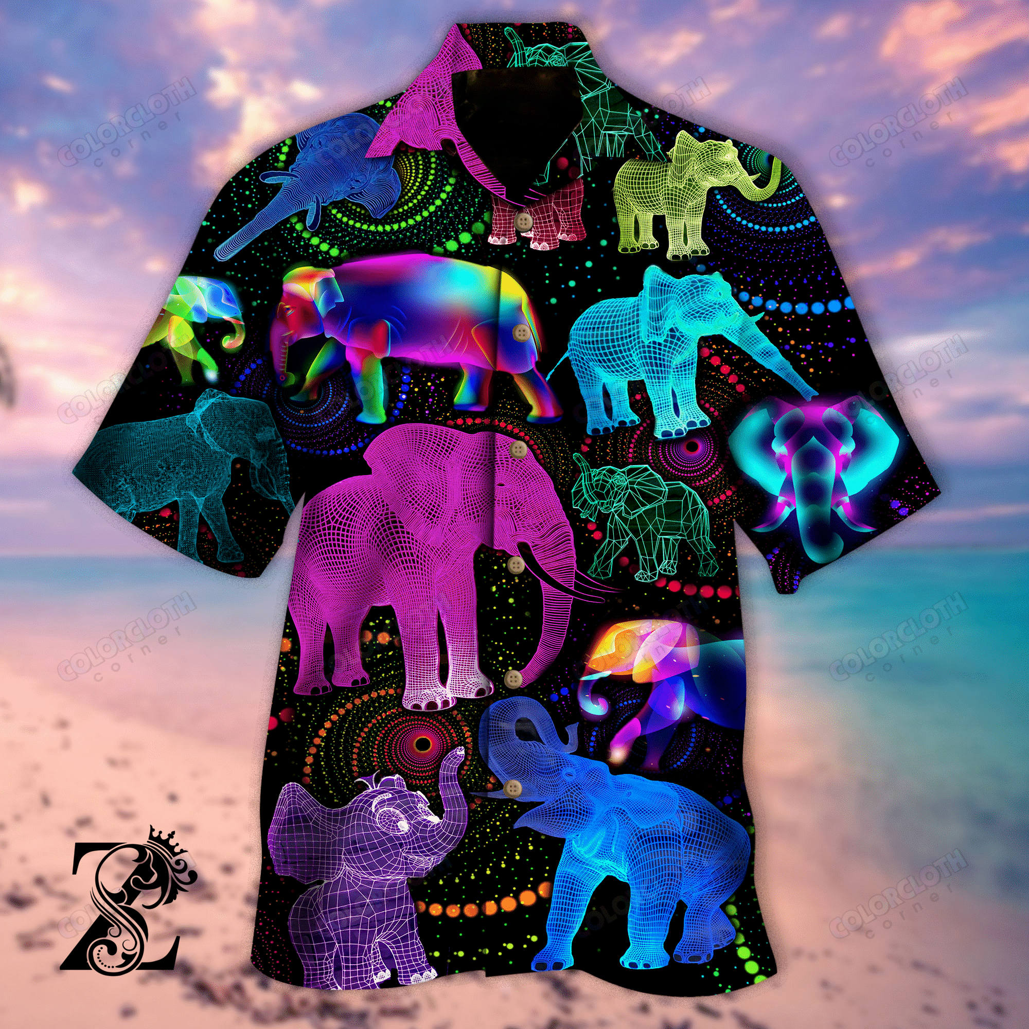 Elephant Why Fit In When You Were Born To Stand Out Hawaiian Shirt Ty295140-Re