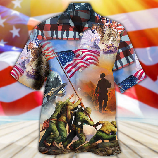Veteran Usa Veteran Proud Hawaiian Shirt | Hw3309