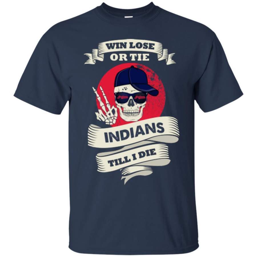 Skull Say Hi Cleveland Indians T Shirts