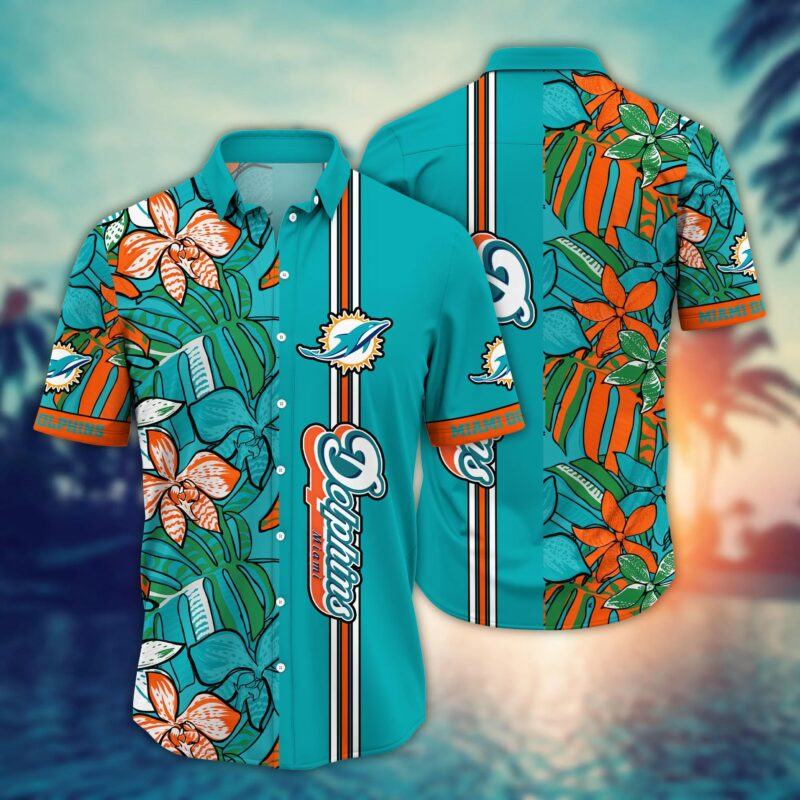 Miami Dolphins Nfl Flower Hawaii Shirt  Custom Summer Football V5